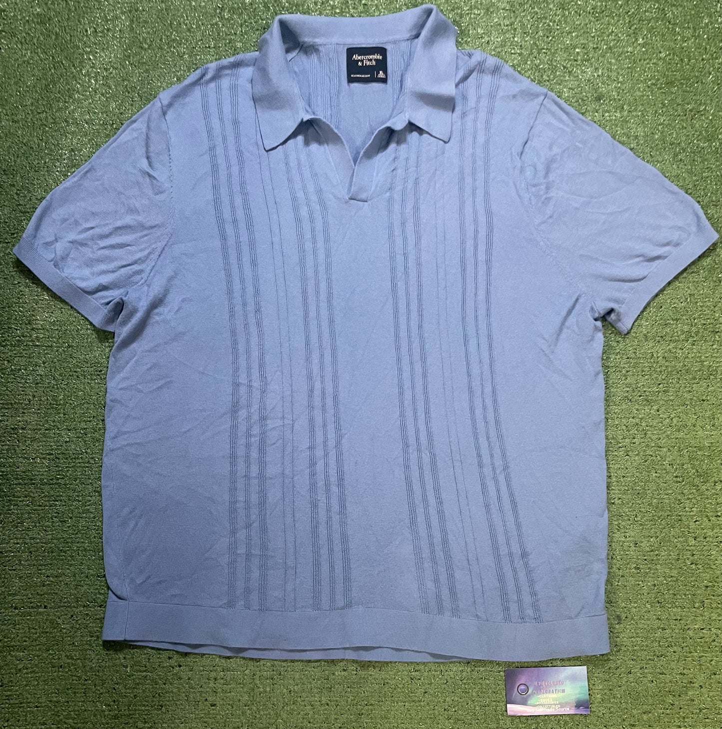 Abercrombie & Fitch blue polo