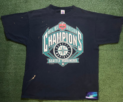 Vintage 1997 west division champions Seattle Mariners tee