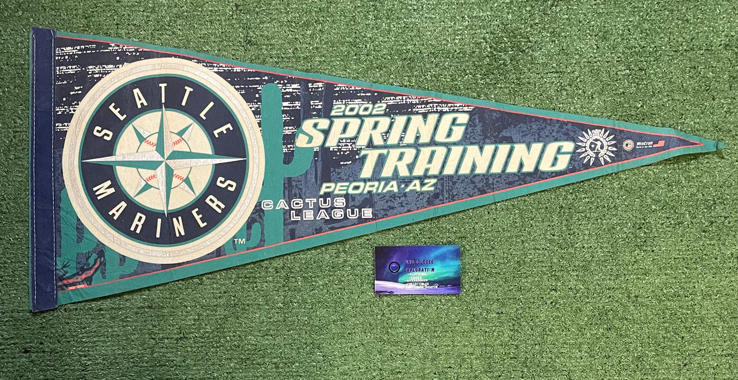Vintage 2000s Seattle Mariners spring Training Peoria Arizona pennant