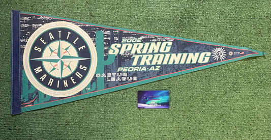 Vintage 2000s Seattle Mariners spring Training Peoria Arizona pennant