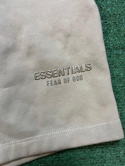 Fear of god essentials beige shorts