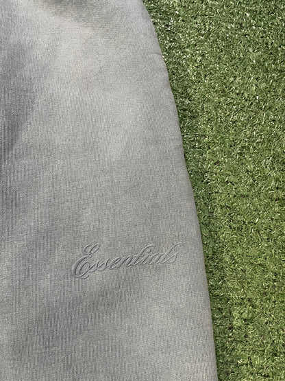 Fear of god essentials 
Faded coastal Signature Flare Sweatpants