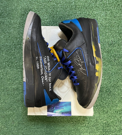 Air Jordan 2 X off white black varsity royal size 11men/12.5women