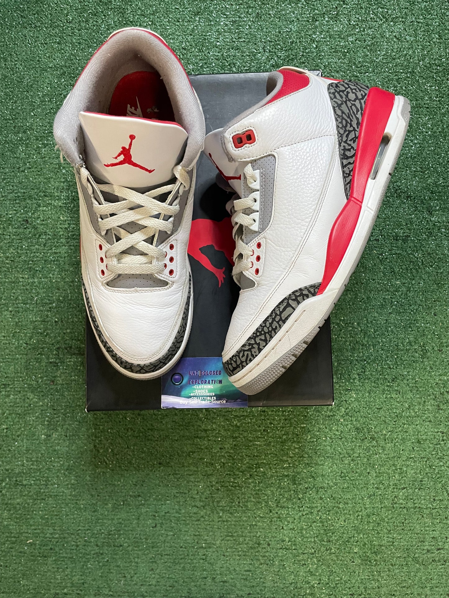 Air Jordan 3 Retro fire red 2022 size 11.5men/13women