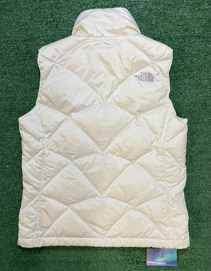 North face 550 white vest