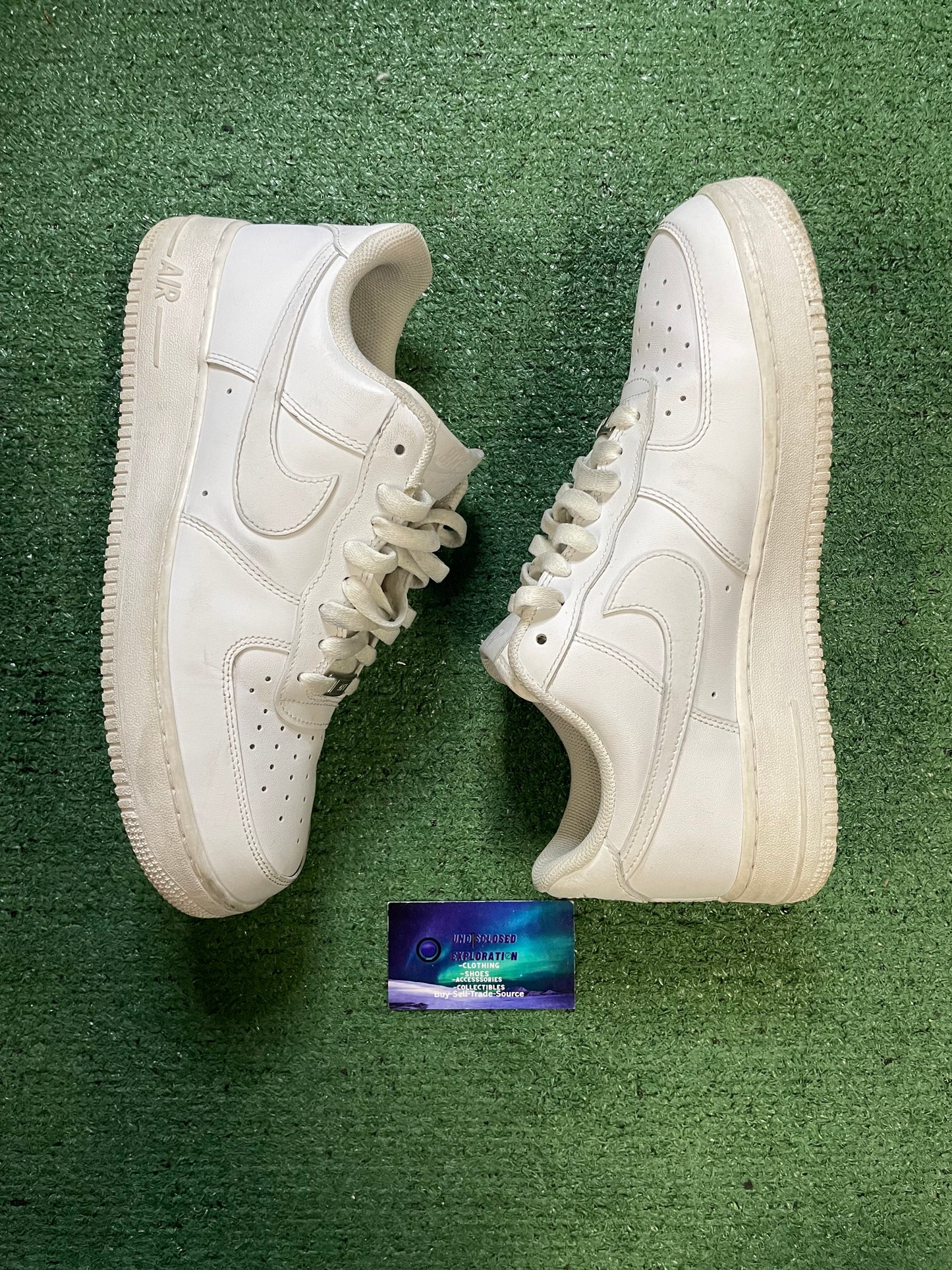 Nike Air Force 1 low triple white size 10.5men/12women
