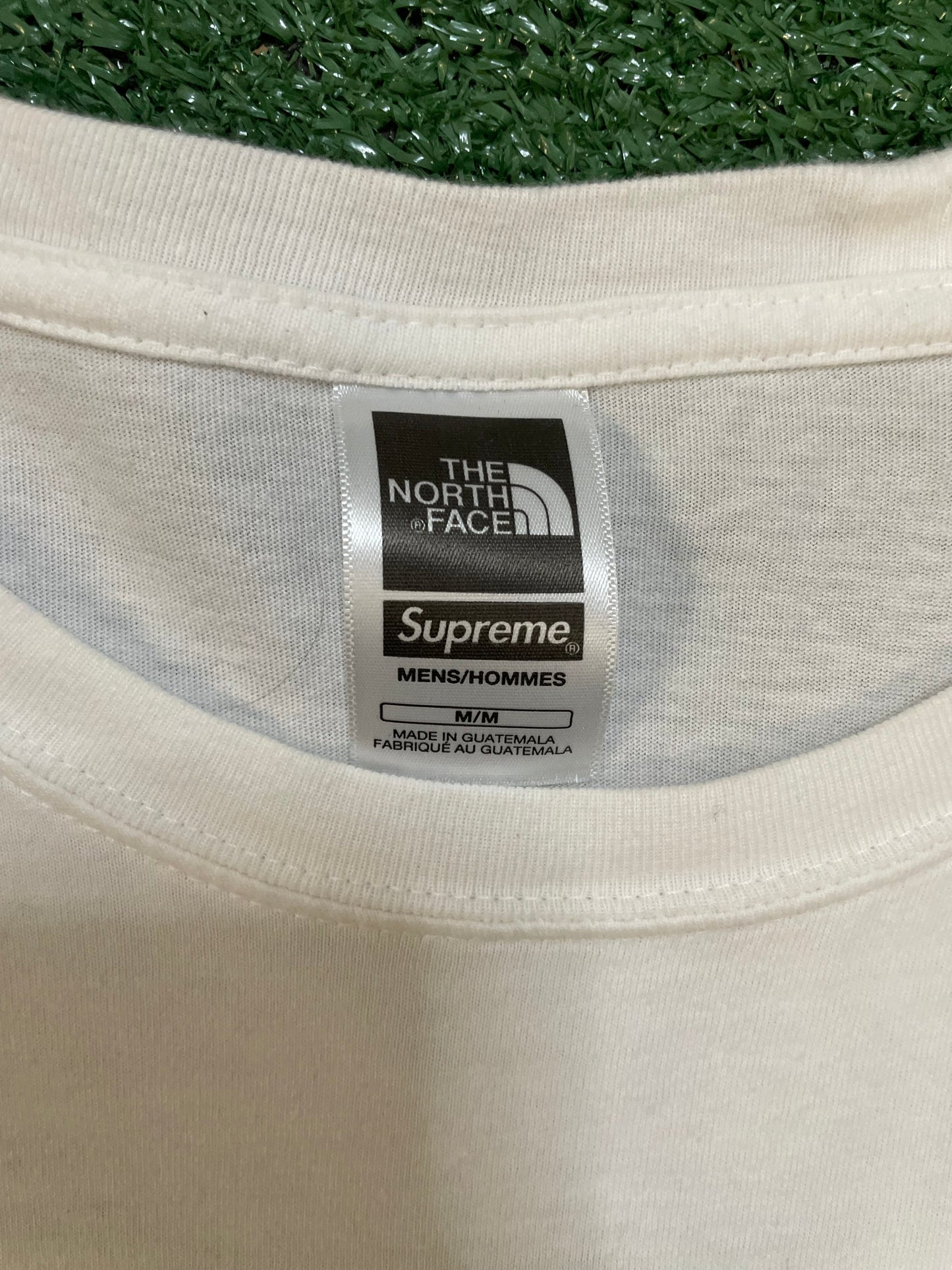 Supreme X the north face green bandana tee