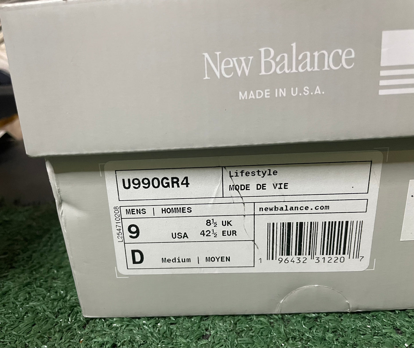 New Balance 990V4 grey silver