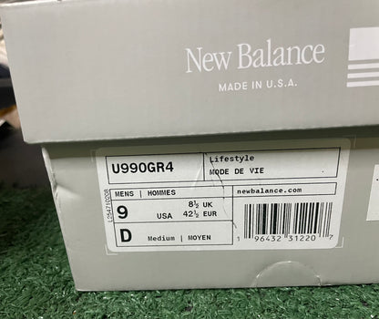 New Balance 990V4 grey silver