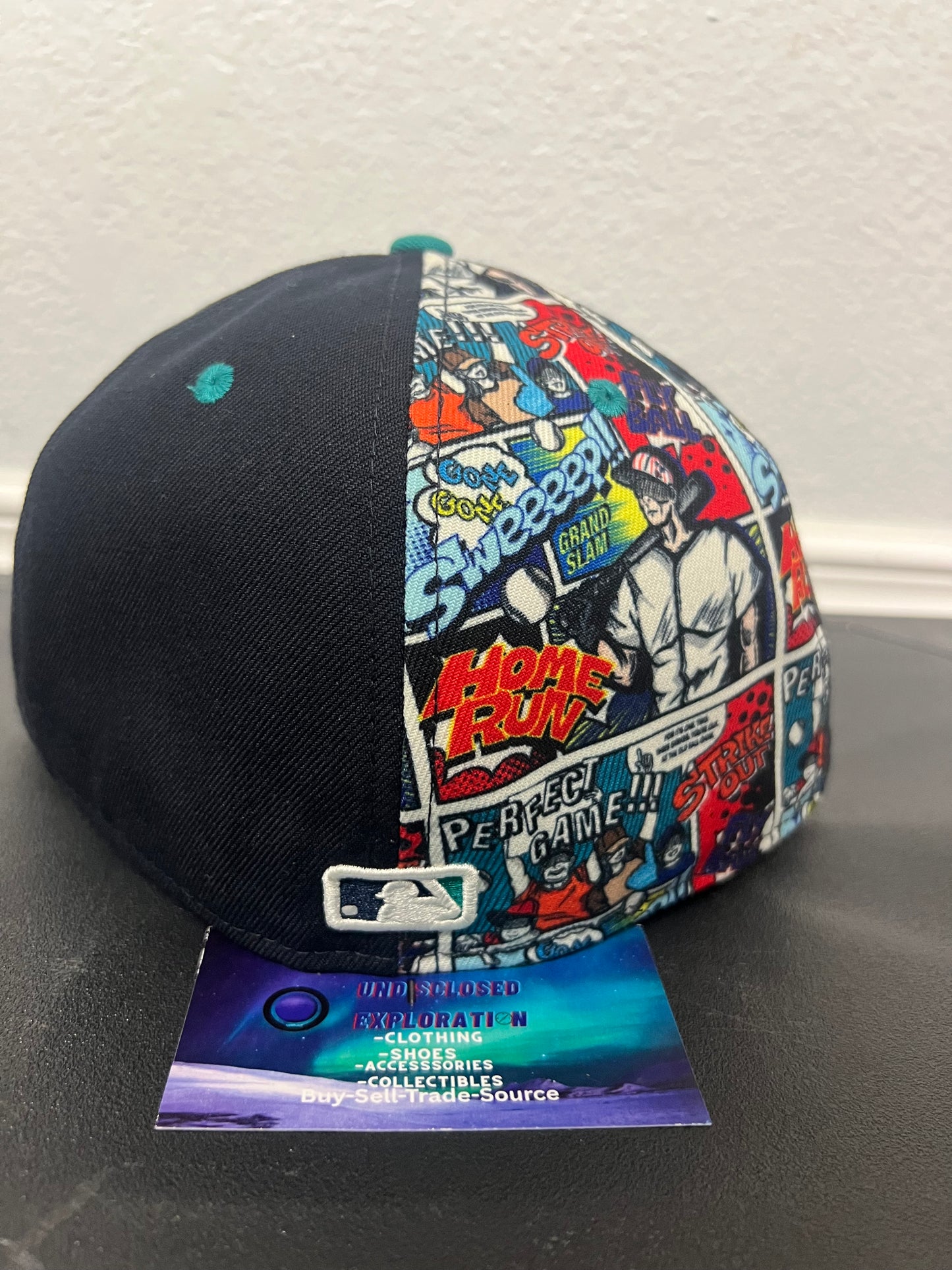Seattle mariners comic fitted hat