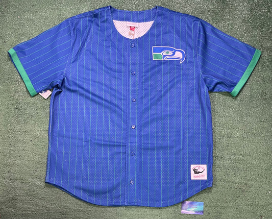 Seattle Seahawks Mitchell & ness baseball jersey