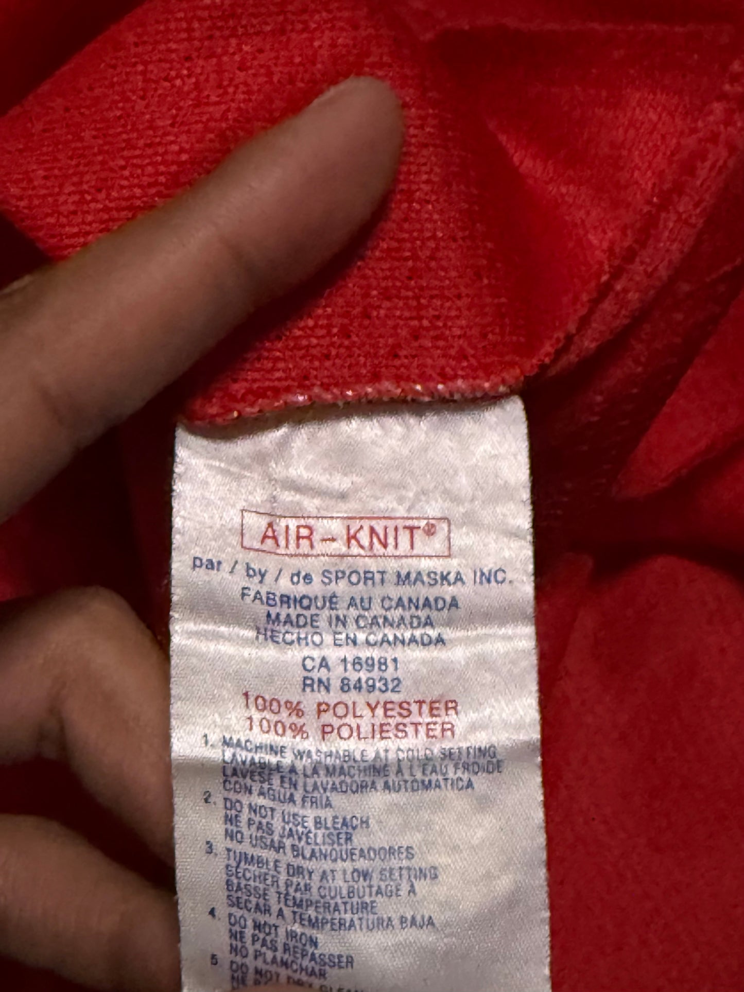 Vintage Red Wings Hockey Jersey