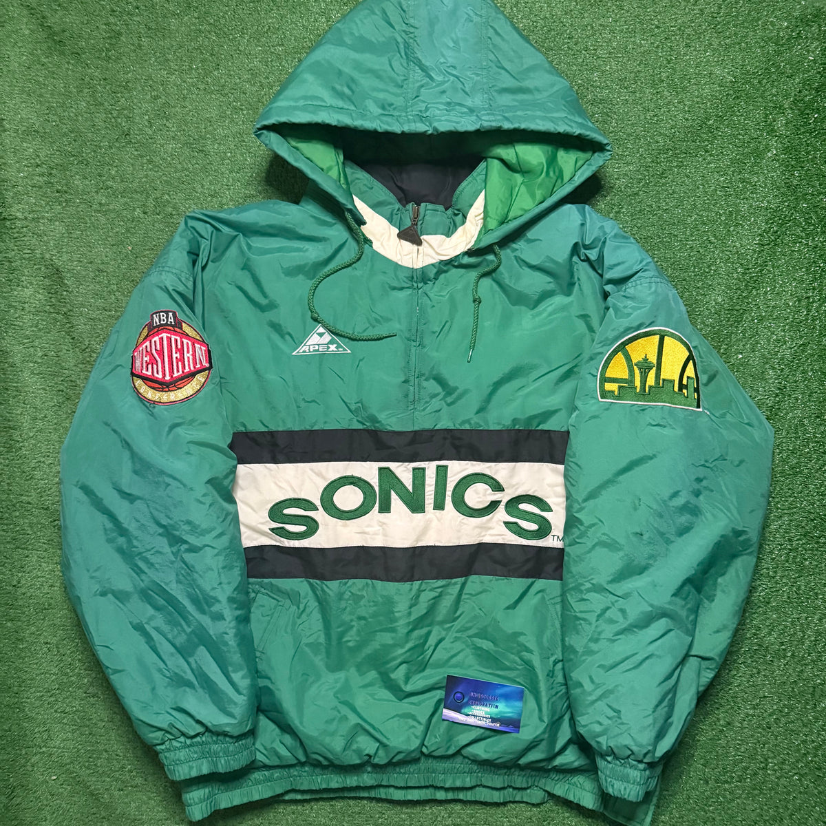 Vintage 1990s Seattle SuperSonics Apex Jacket