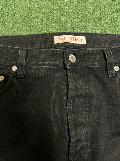 Valentino black denim