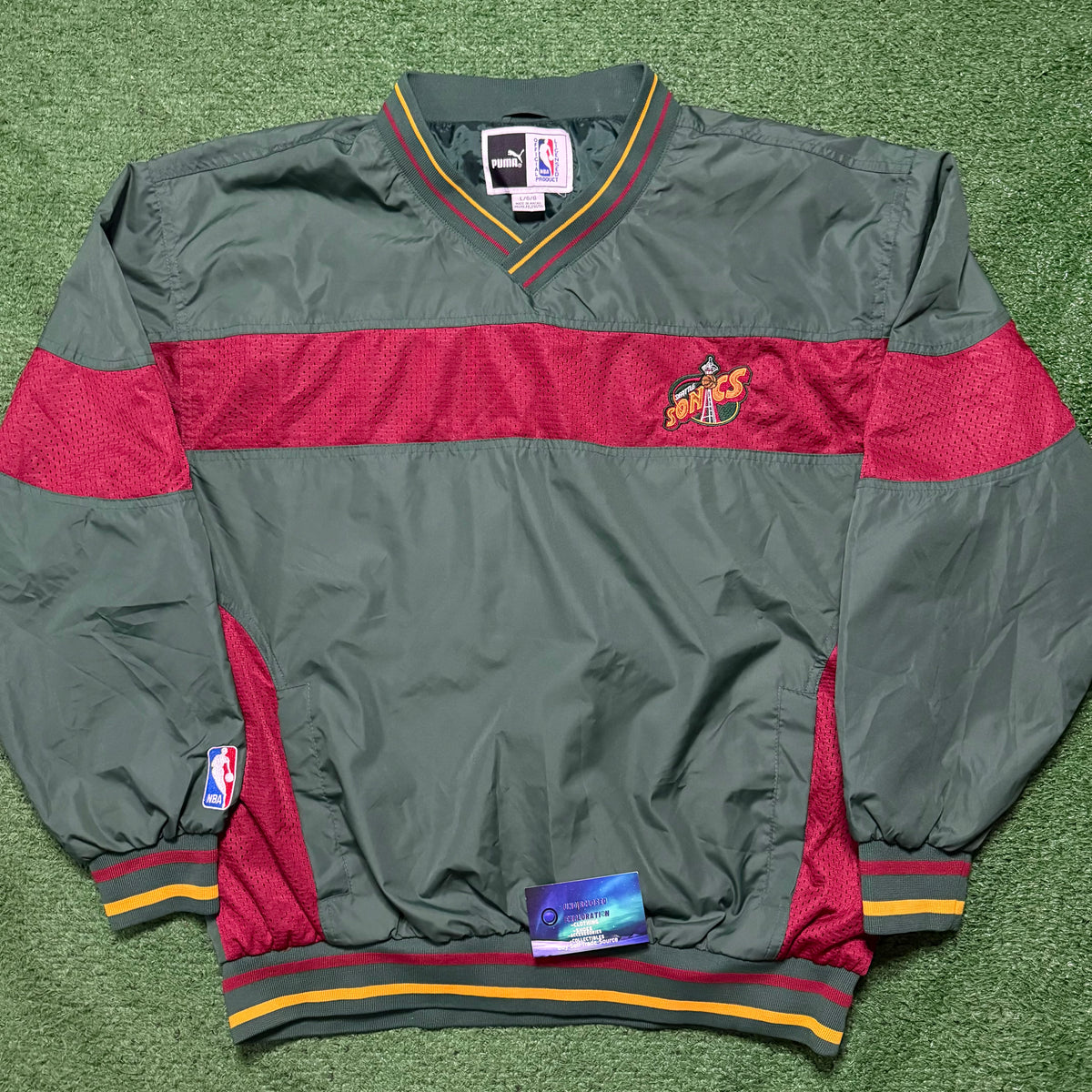 Vintage Seattle SuperSonics Pullover Puma