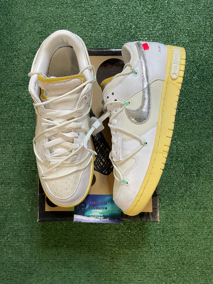 Nike Dunk Low x off white lot 1 of 50 size 10.5men/12women