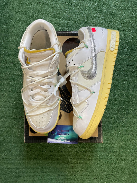 Nike Dunk Low x off white lot 1 of 50 size 10.5men/12women