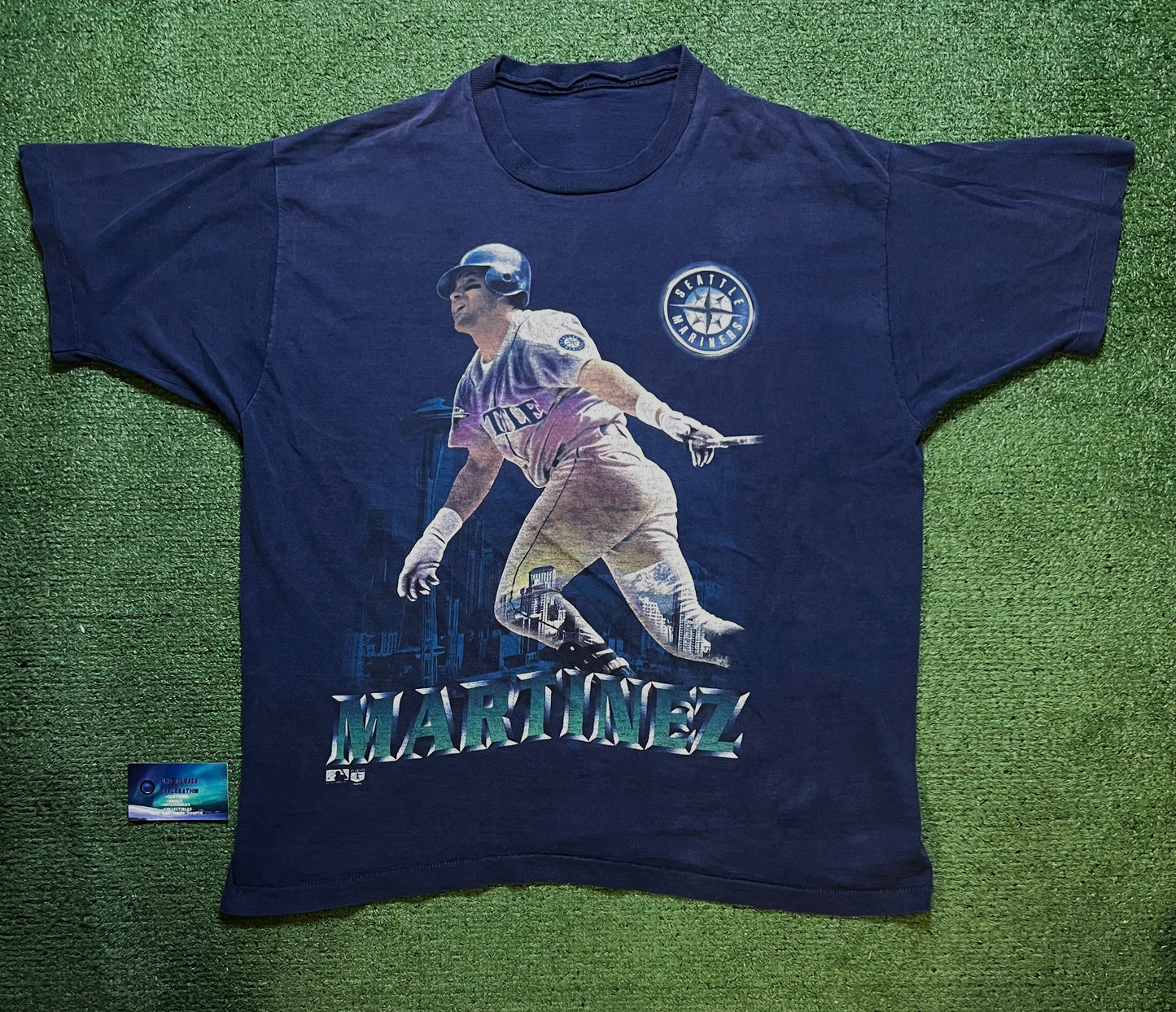 Vintage 1990s Edgar Martinez seattle mariners photo tee