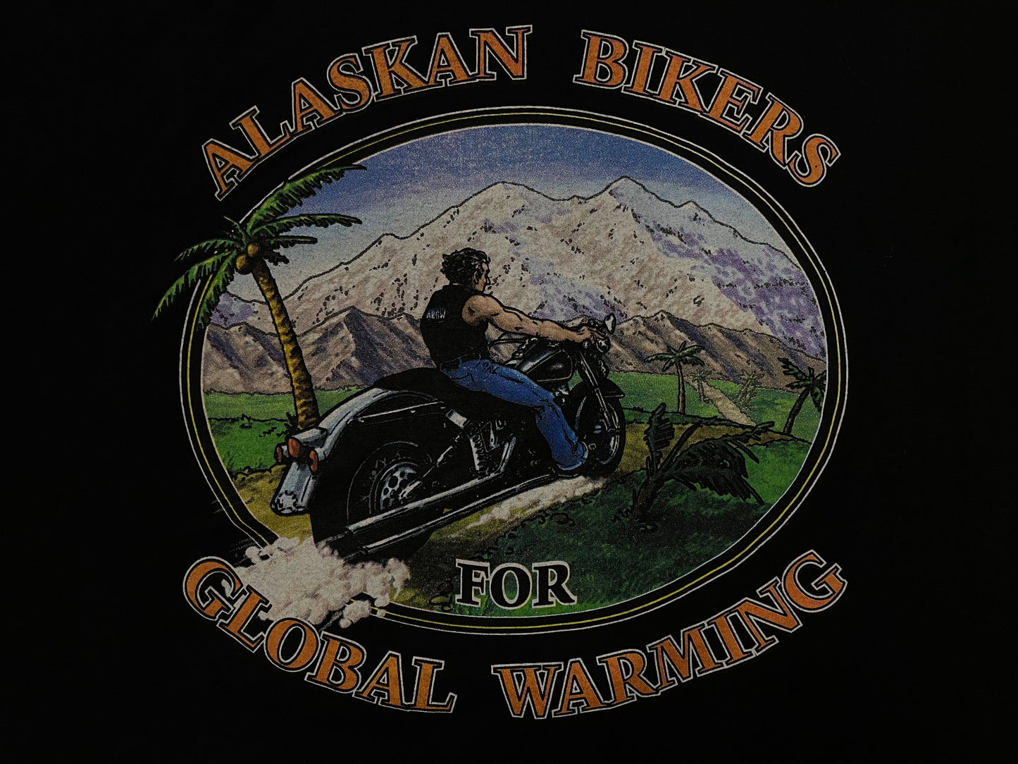 Vintage 2000s Alaskan Bikers black tee