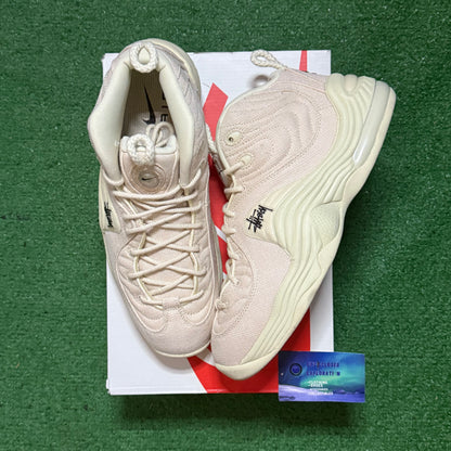 Nike Stussy Air Penny 2 Fossil 11 Men/12.5 Women “Preowned”