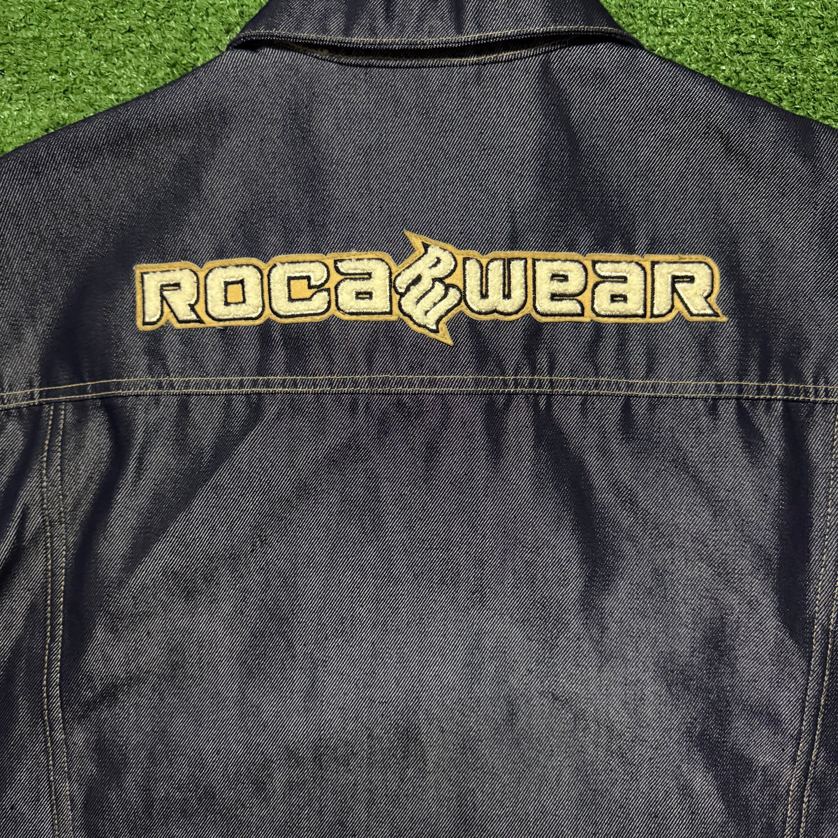 Vintage Rocawear Waxed Denim Jacket