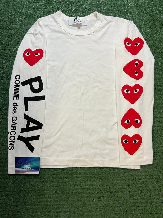 Comme des Garçons Play heart longsleeve