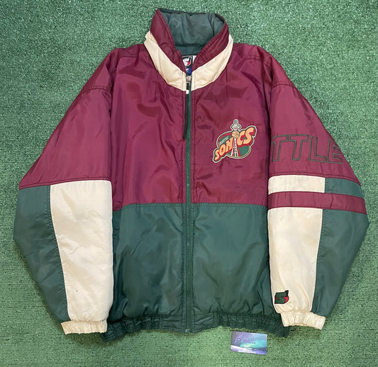 Vintage 1990s Seattle Sonics starter jacket