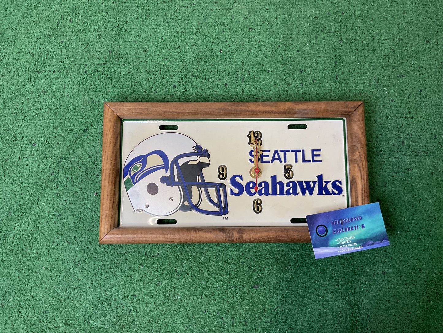 Vintage 1990s Seattle Seahawks Clock