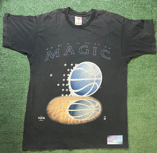 Vintage 1990s Orlando Magic basketball dribble tee