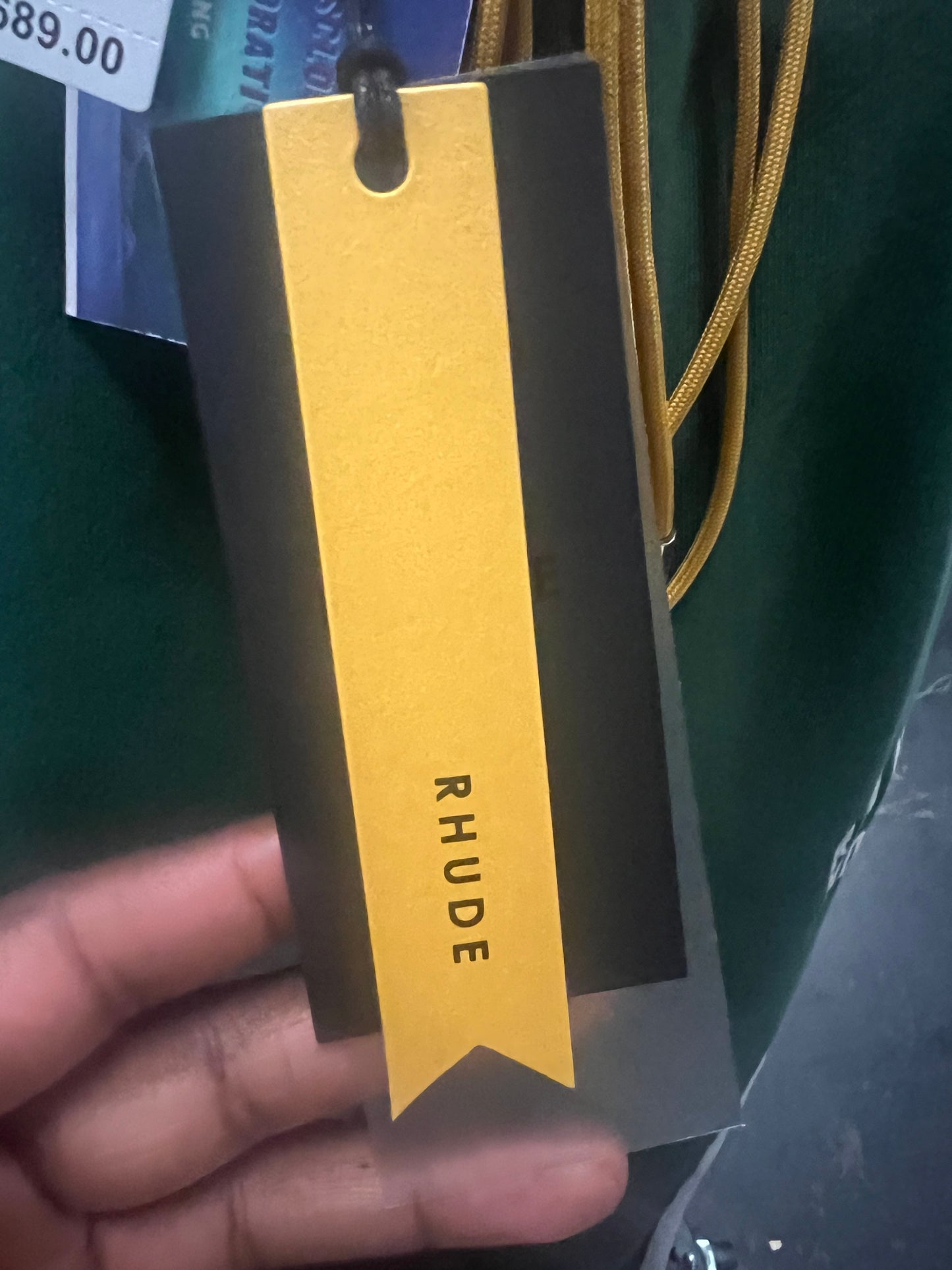 Rhude Monaco hunter green pants