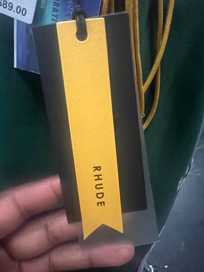 Rhude Monaco hunter green pants