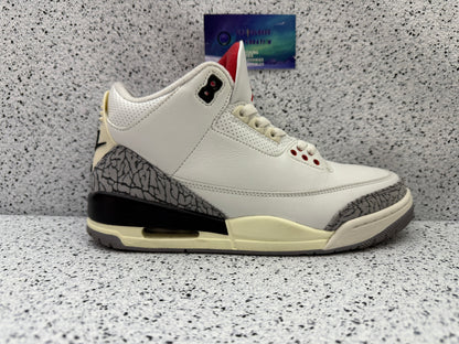 Jordan 3 White Cement Reimagined 8 Men/9.5 Women “Preowned”