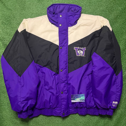 Vintage 1990s UW university of Washington Huskies Logo 7 Jacket