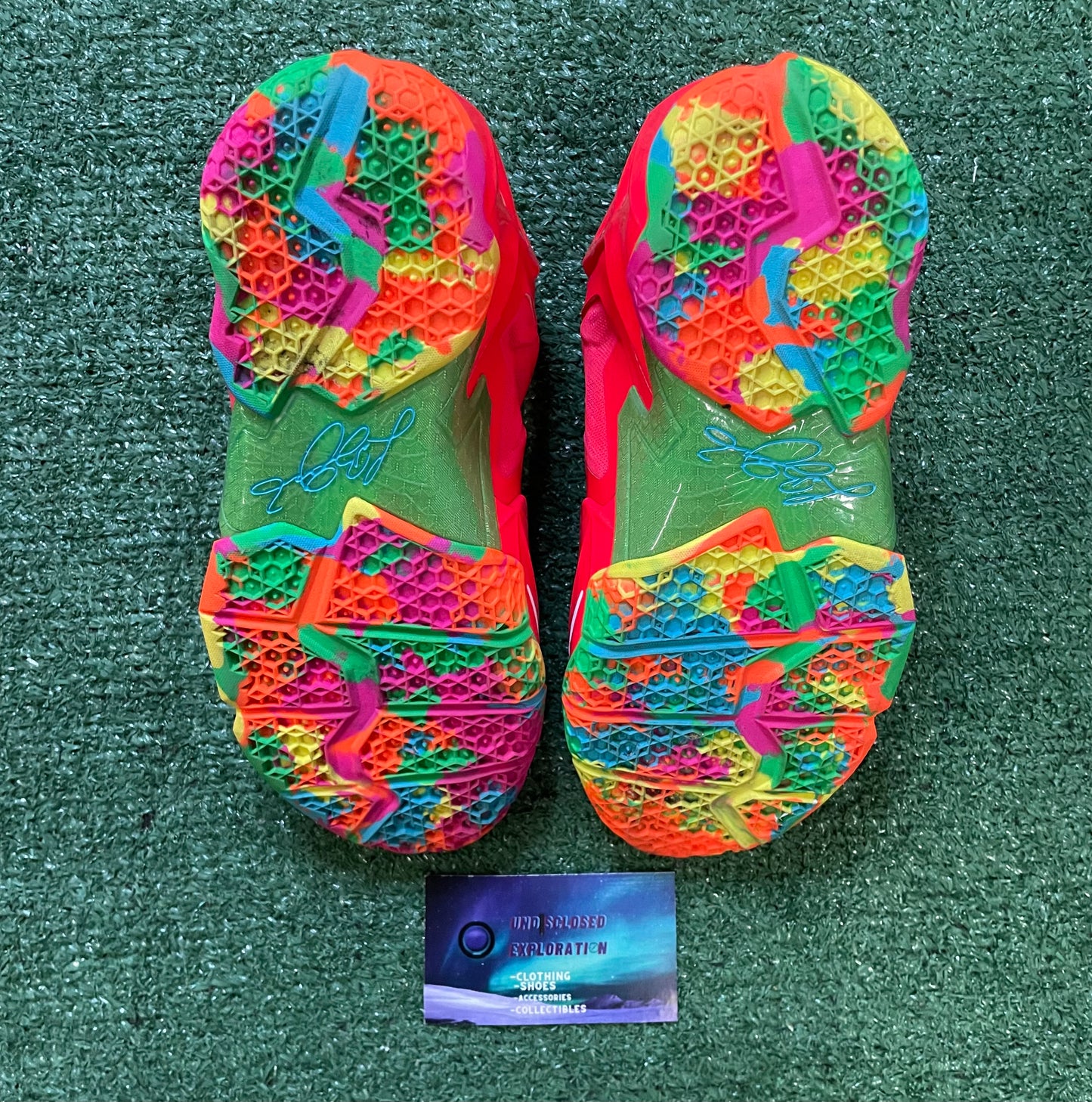 Nike LeBron 11 fruity pebbles size 4youth/5.5women