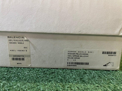 Balenciaga arena black and red size 10men/11.5women(EU 43)