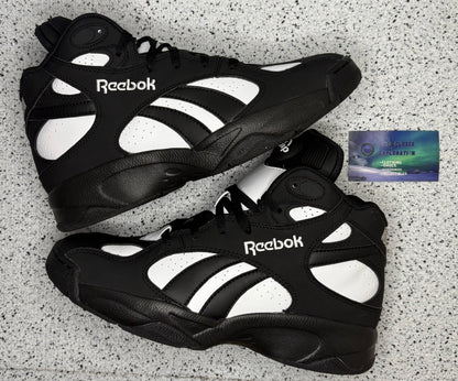 Reebok Above The Rim Pump Black White 10.5 Men/12 Women “Preowned”