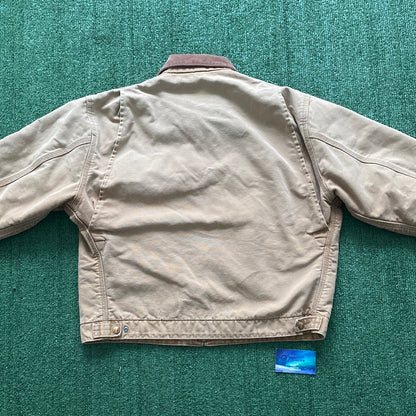 Vintage Carhartt Detroit tan jacket