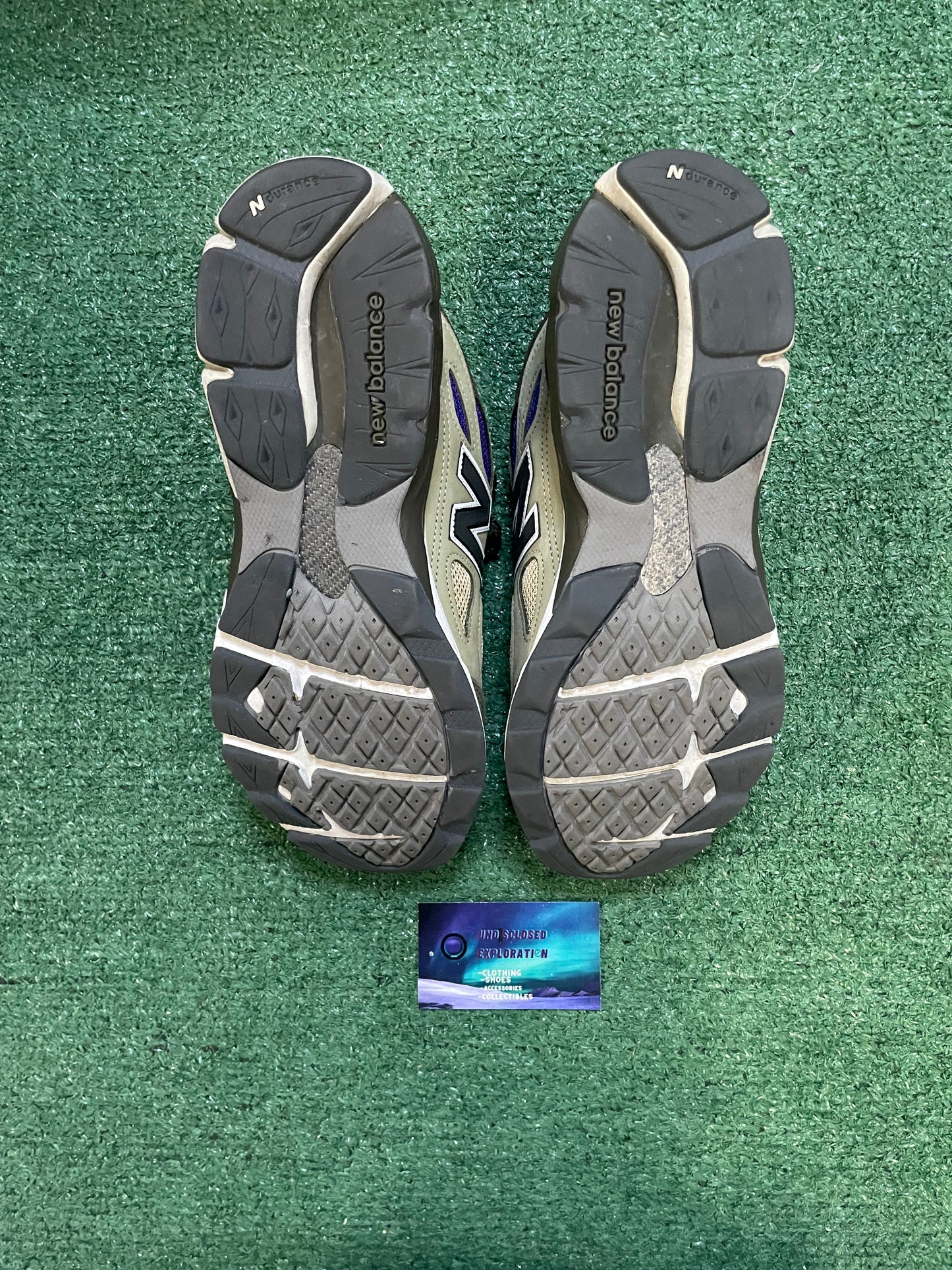 New Balance 990v3 teddy santis khaki orange size 10men/11.5women