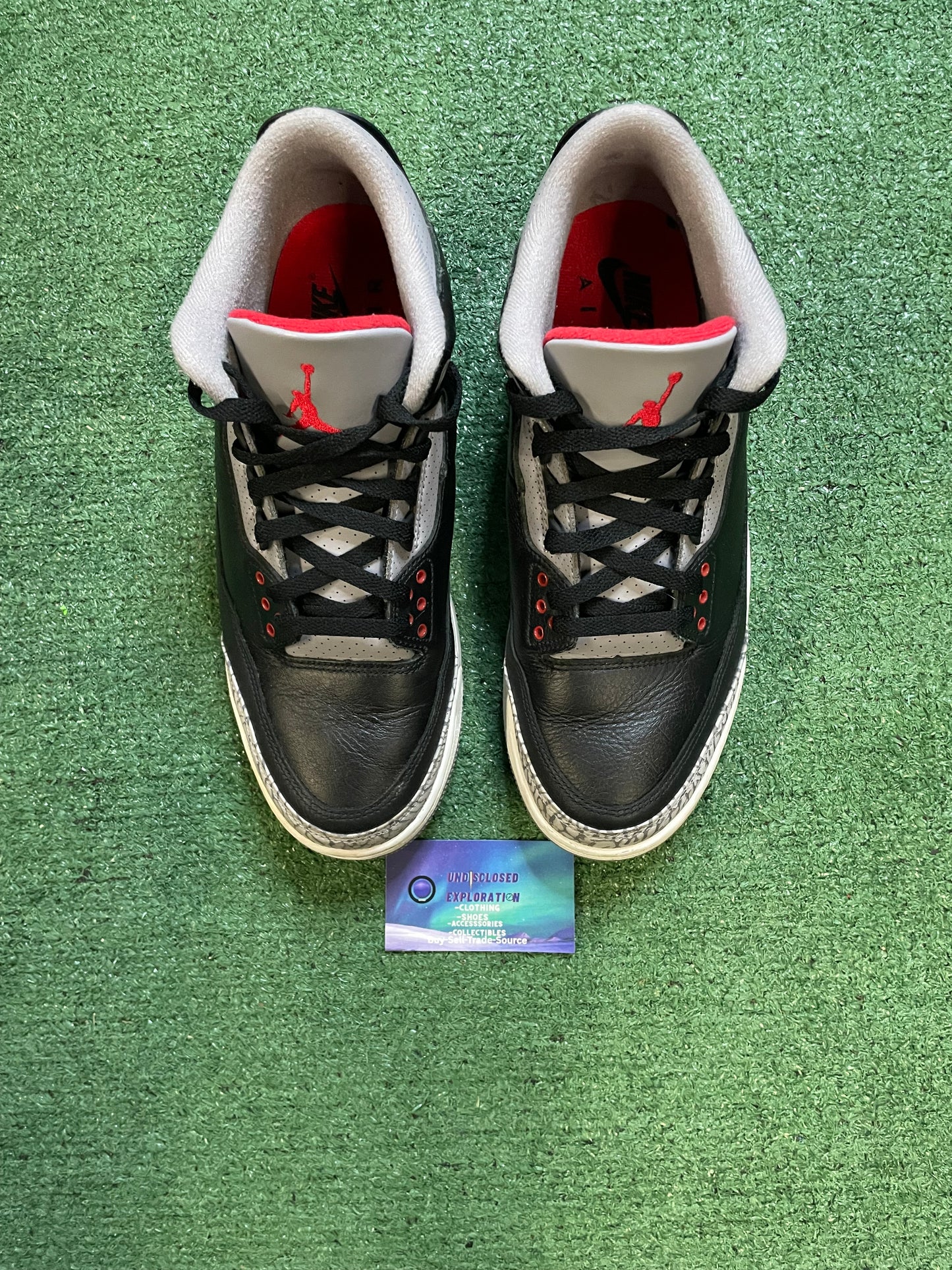 Jordan 3 Black Cement 2025 size 10.5men/12women