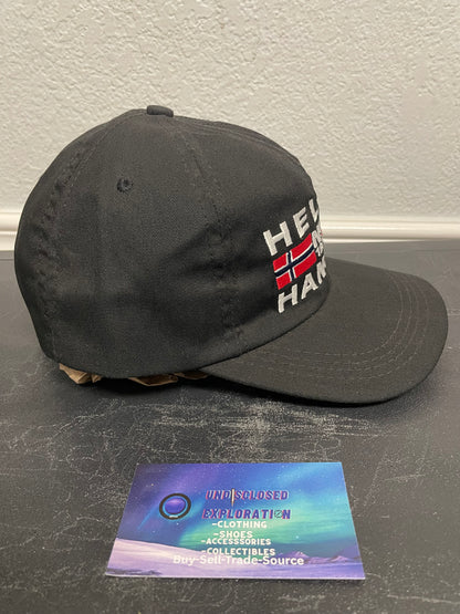 vintage Helly Hansen No. 1877 black US and Norwegian hat