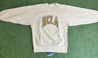 Vintage 1990s Ucla reverse weave champion crewneck