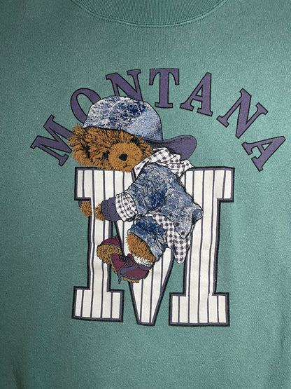 Vintage 1990s Montana bear crewneck