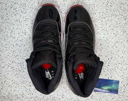 Jordan 11 Bred 10.5 Men/12 Women “Preowned”