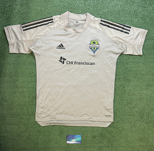 Adidas Seattle Sounders FC gray training jersey