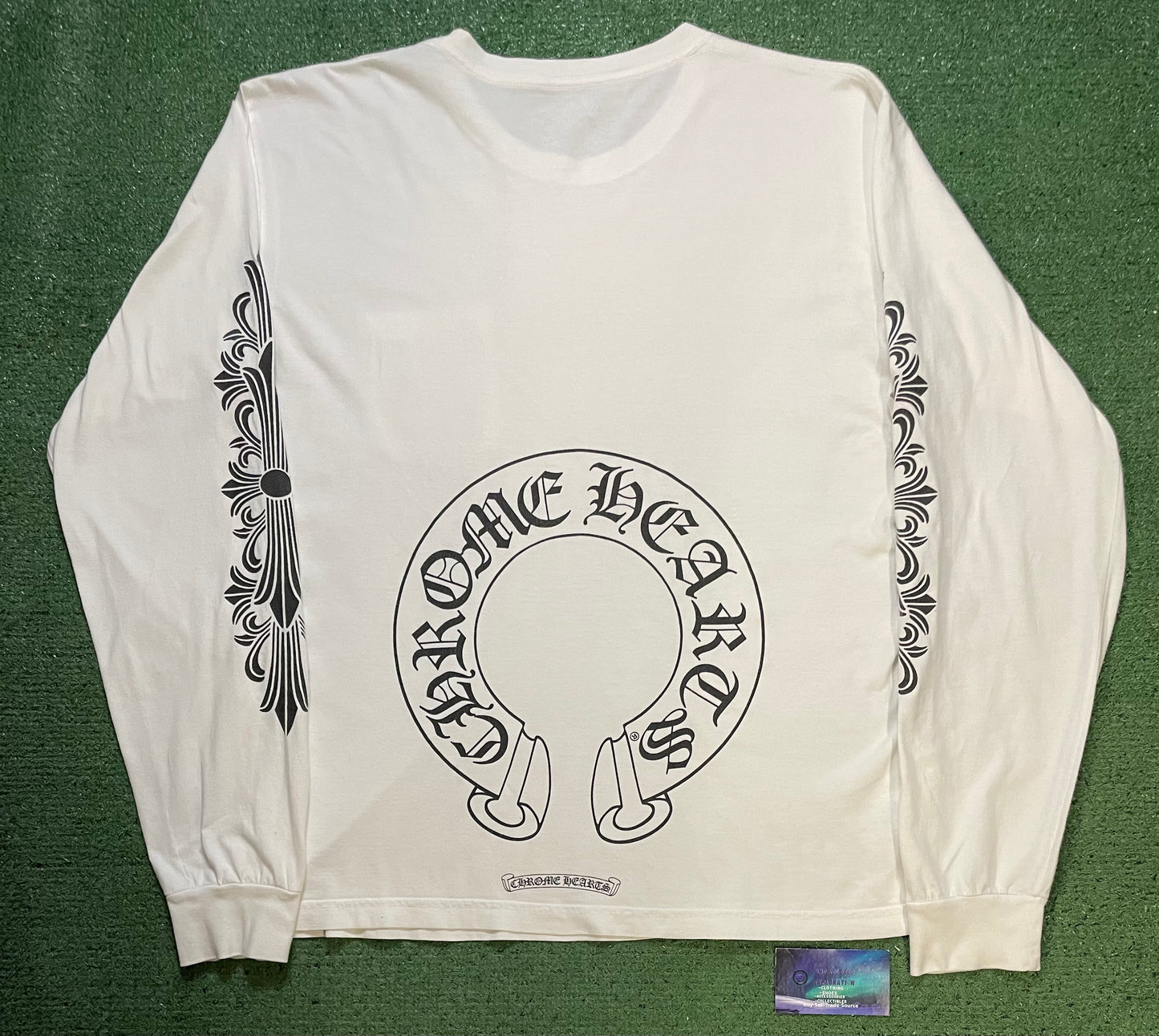 Chrome Hearts floral white longsleeeve