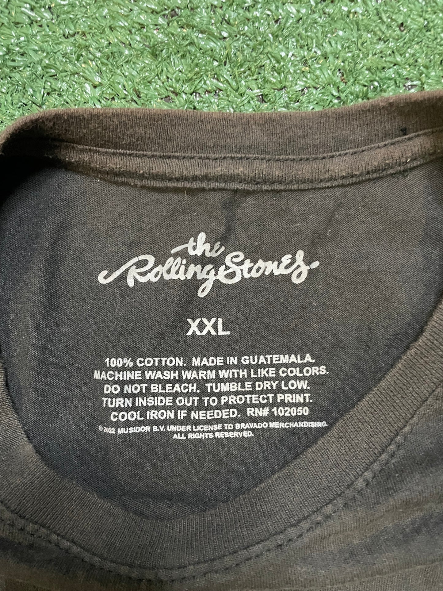 Rolling Stones 1975 grey tour tee