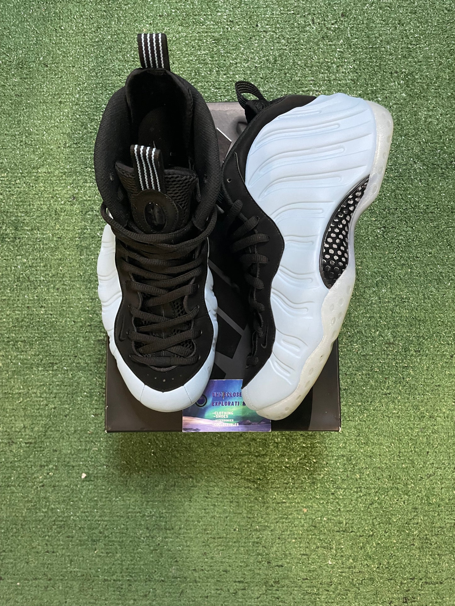 Nike Air Foamposite One psychic blue size 10.5men/12women