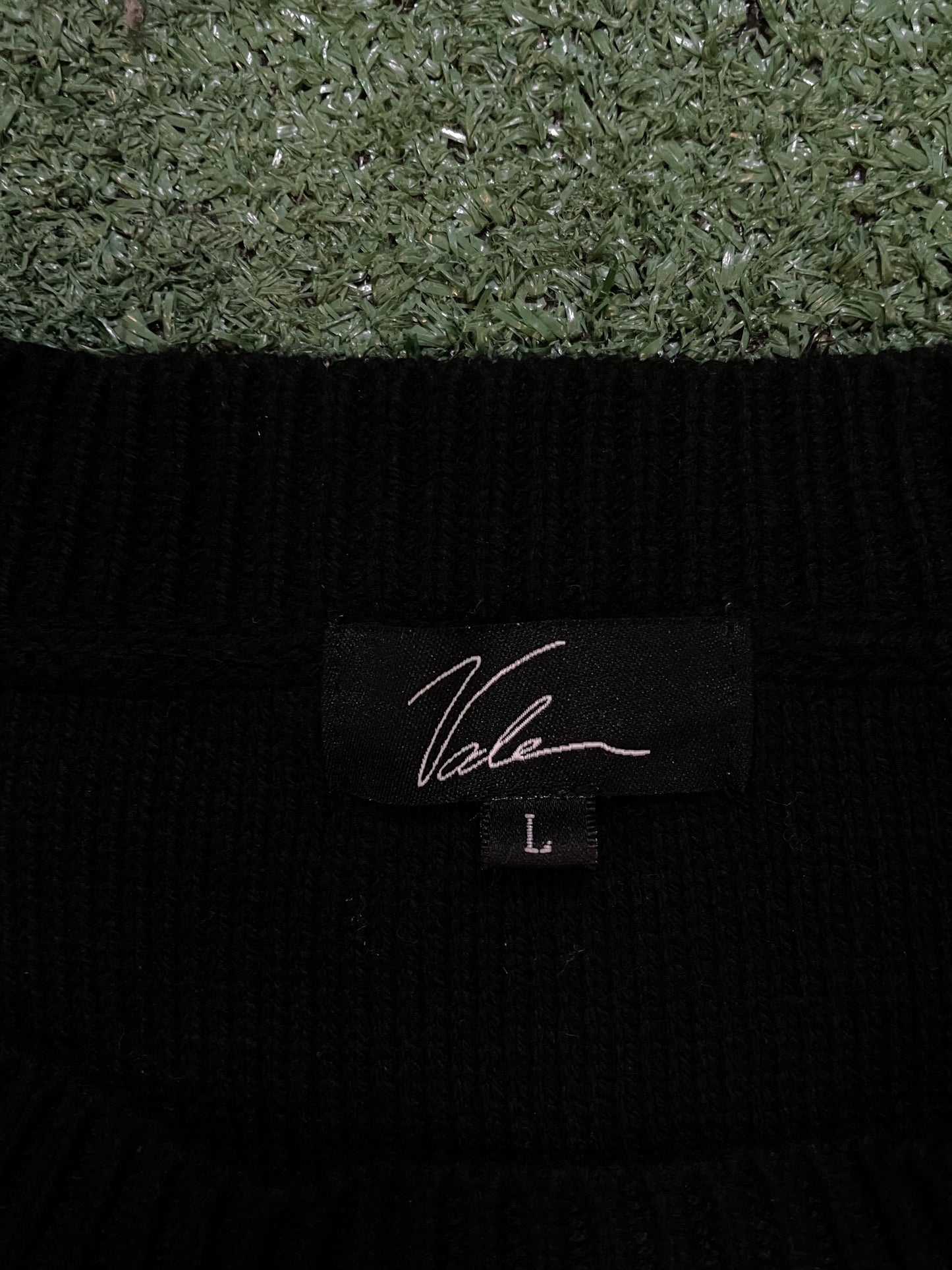 Vale State black knit sweater