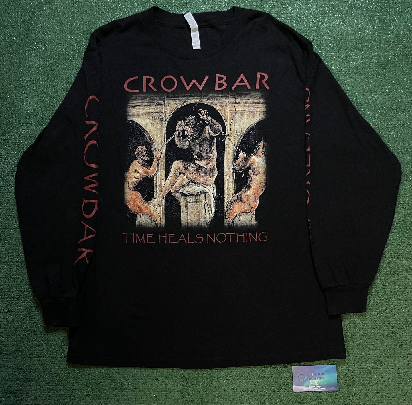 Crowbar time heals nothing longsleeve band tee