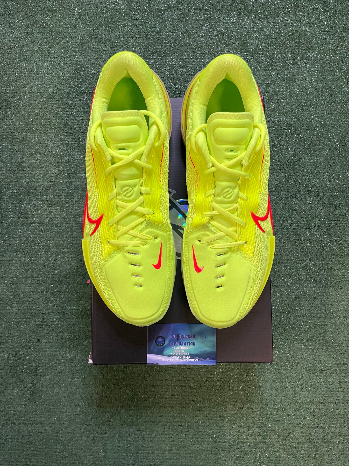 Nike Air Zoom GT cut EYBL volt bright crimson size 12men/13.5women